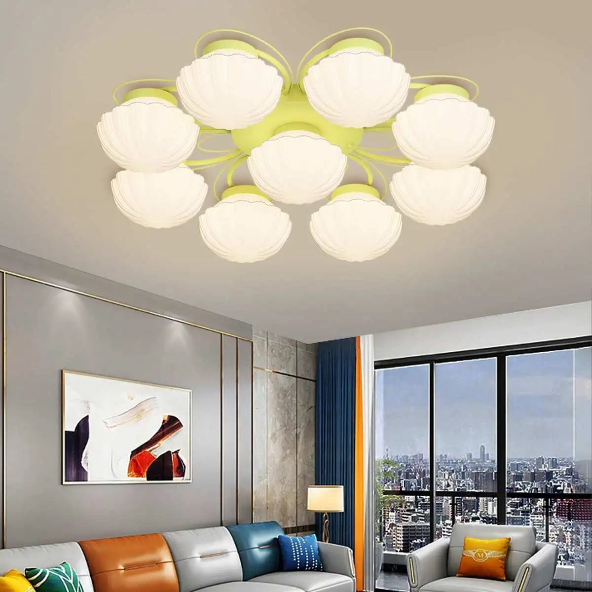 Feyran Creative Flower Living Room Ceiling Lamp