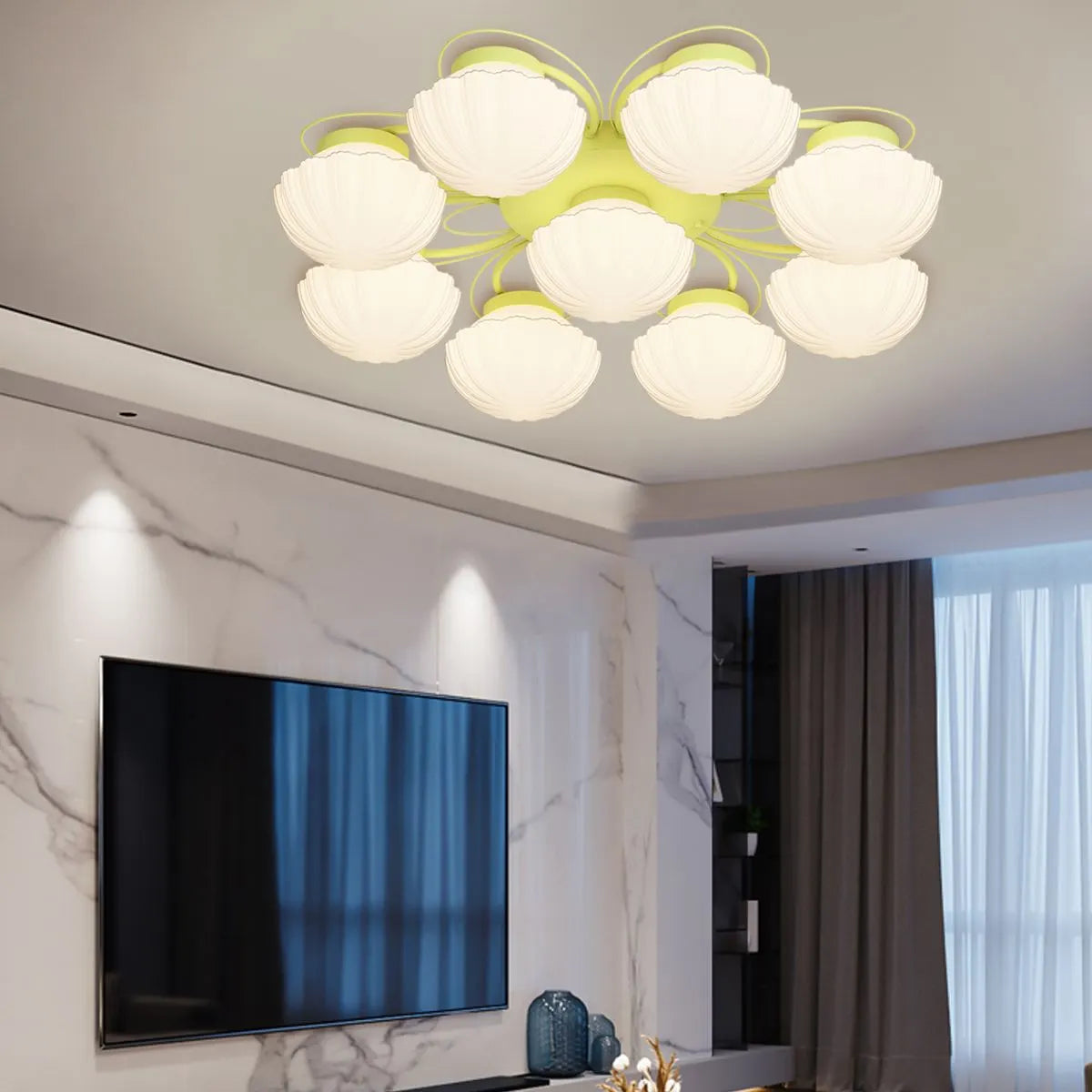 Feyran Creative Flower Living Room Ceiling Lamp