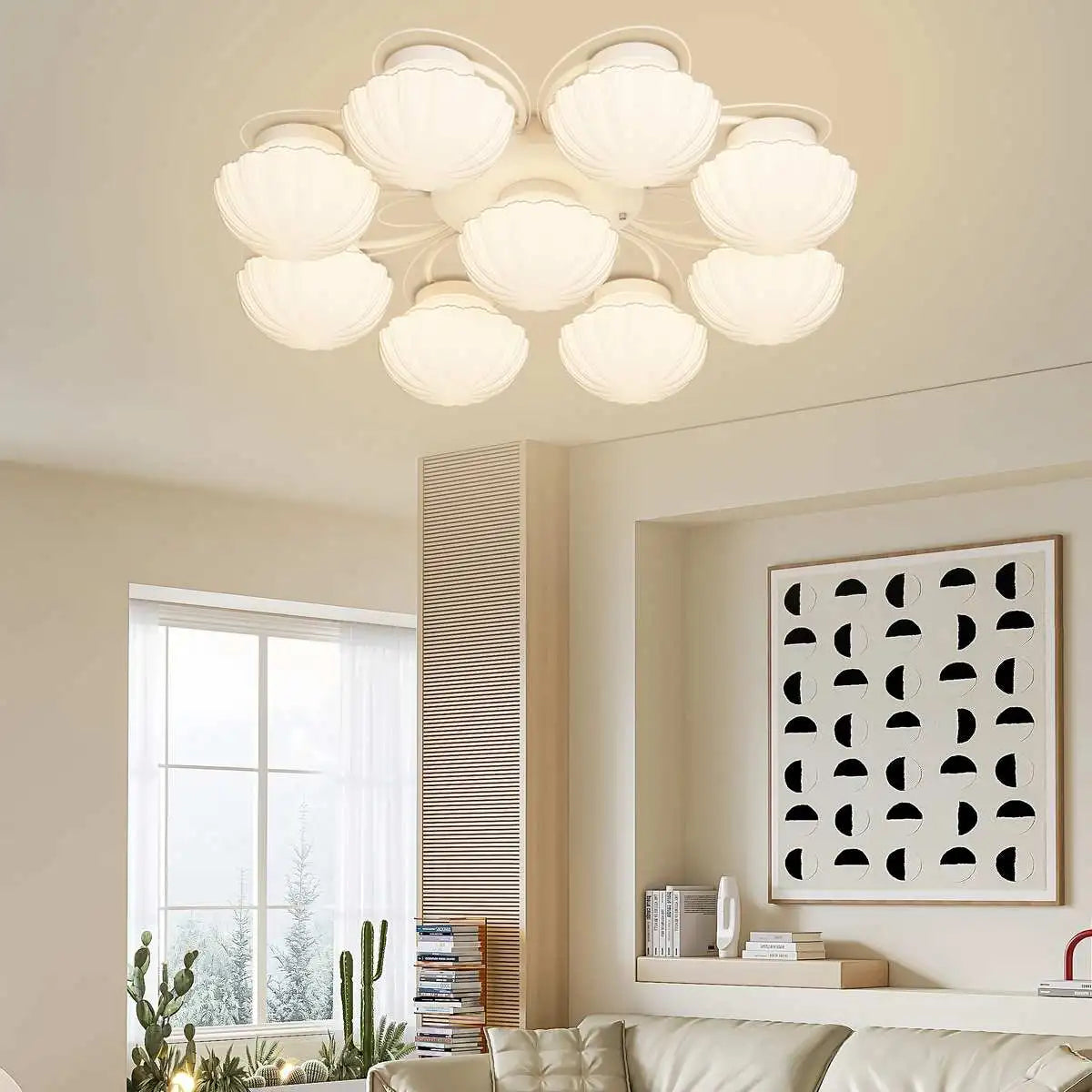 Feyran Creative Flower Living Room Ceiling Lamp