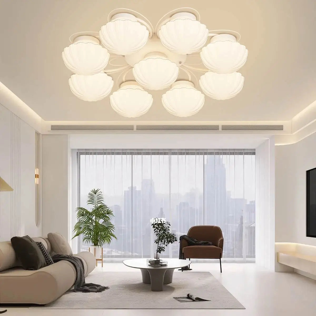 Feyran Creative Flower Living Room Ceiling Lamp