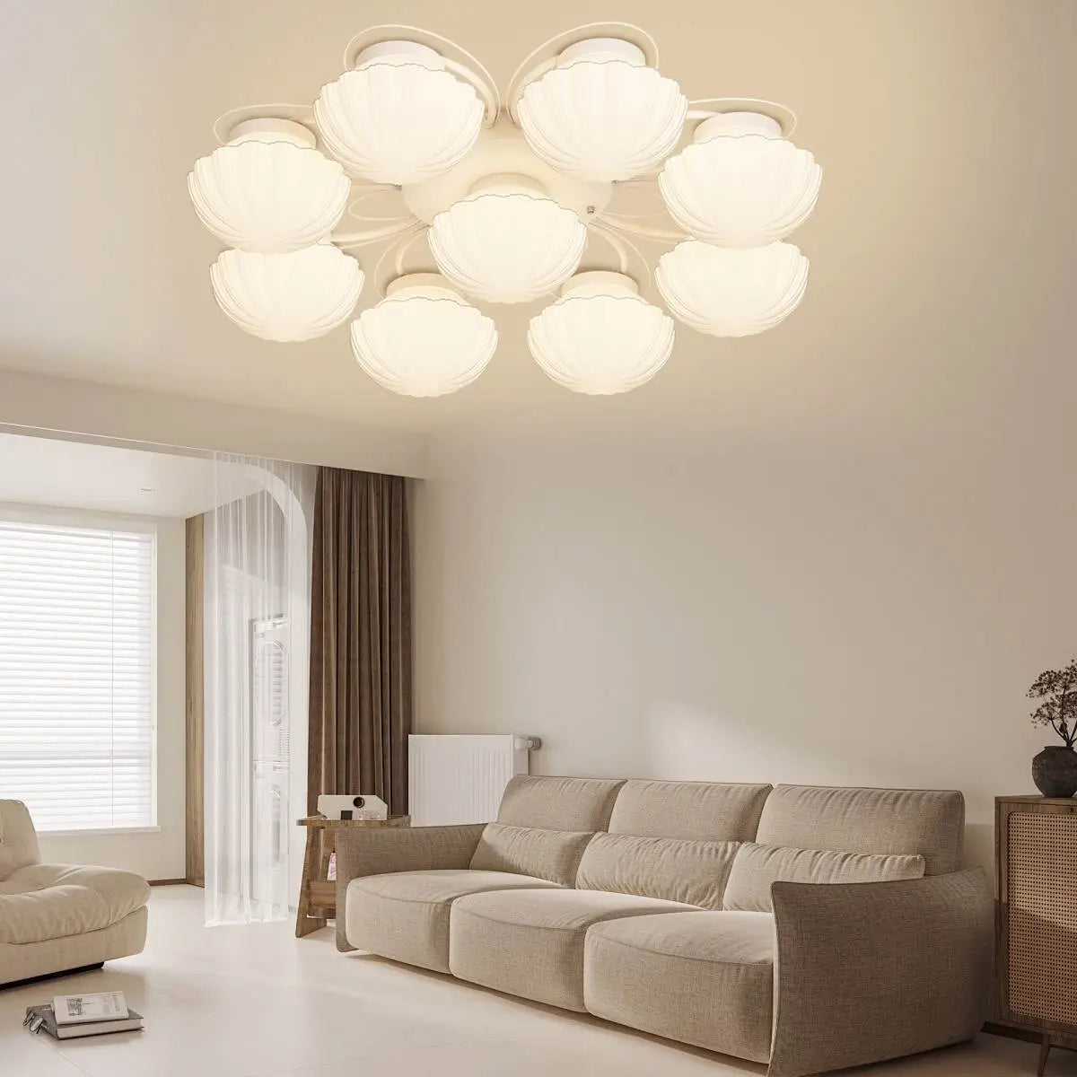 Feyran Creative Flower Living Room Ceiling Lamp