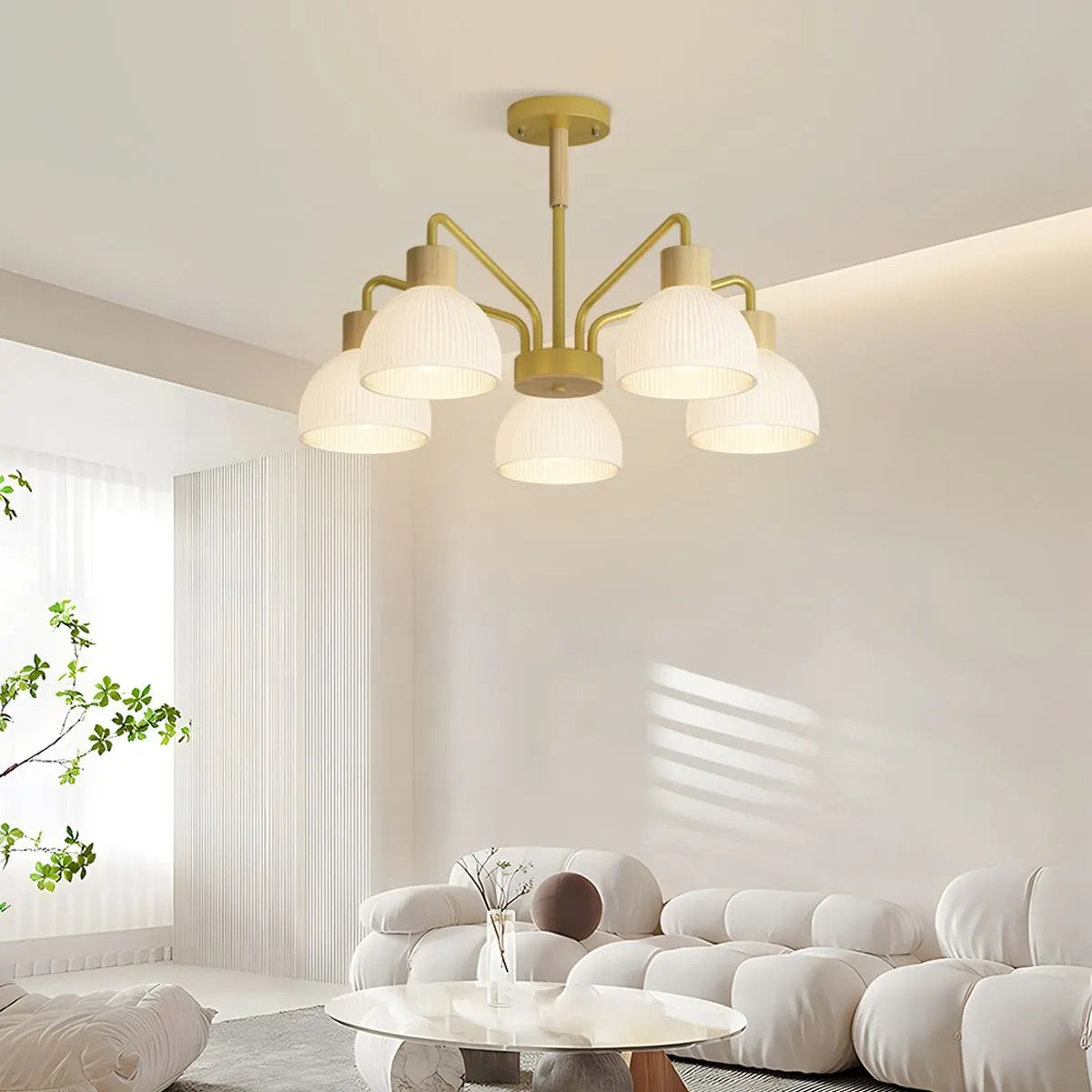 Feyran American Country Retro Living Room Chandelier