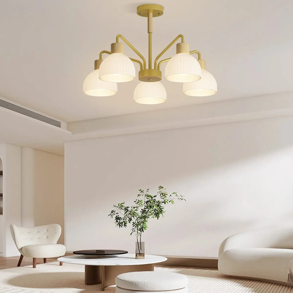 Feyran American Country Retro Living Room Chandelier