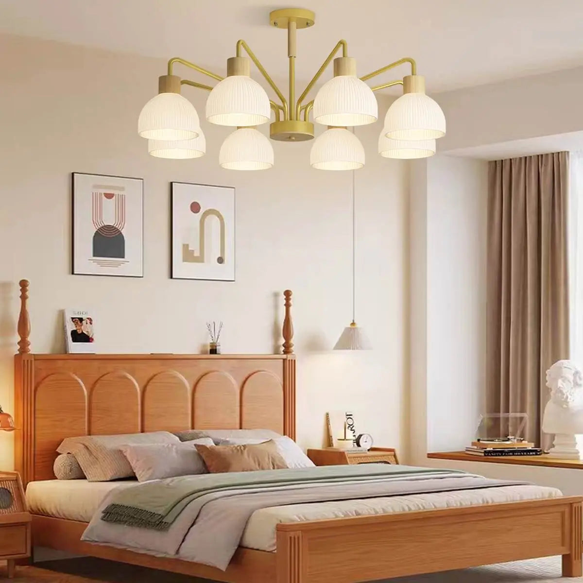 Feyran American Country Retro Living Room Chandelier