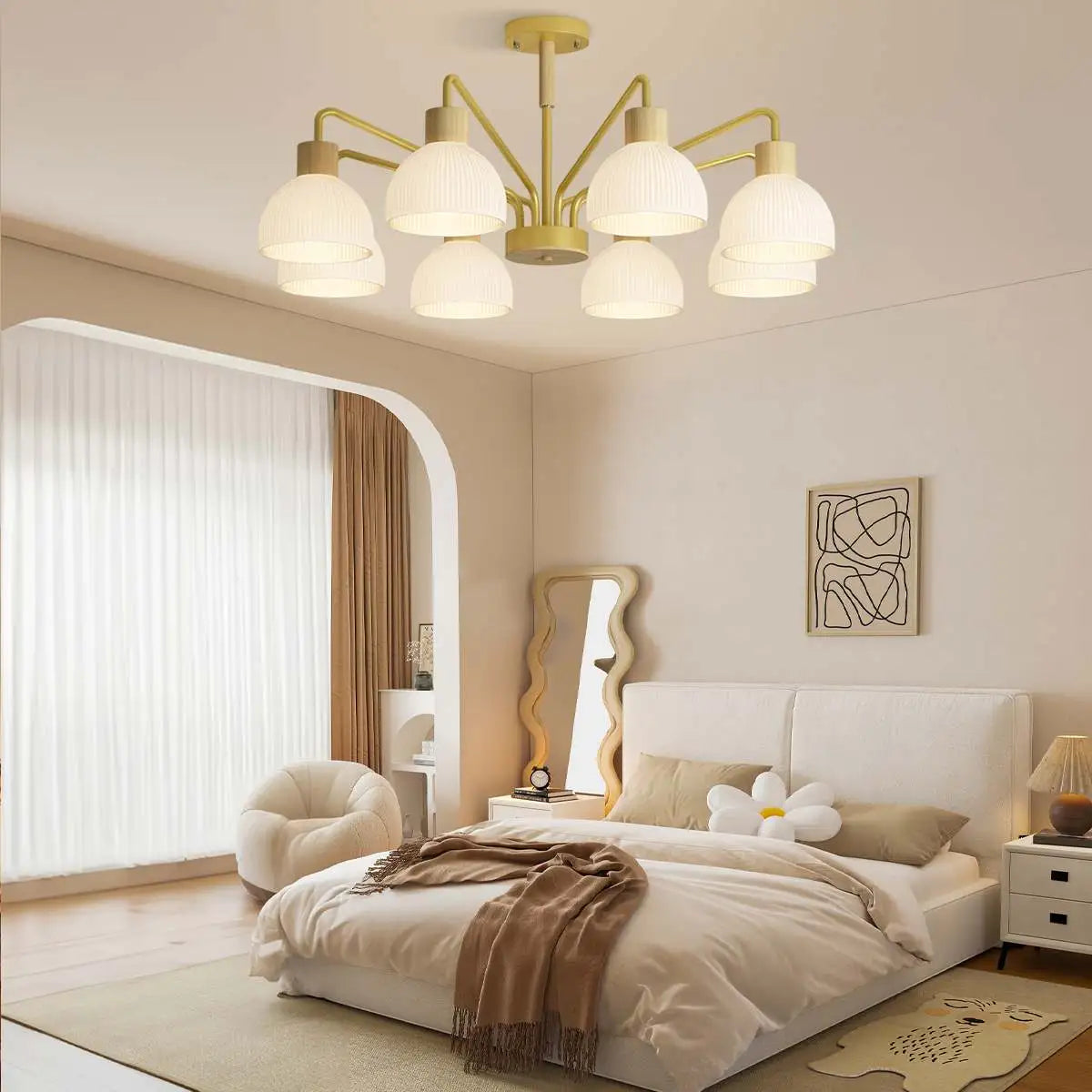 Feyran American Country Retro Living Room Chandelier