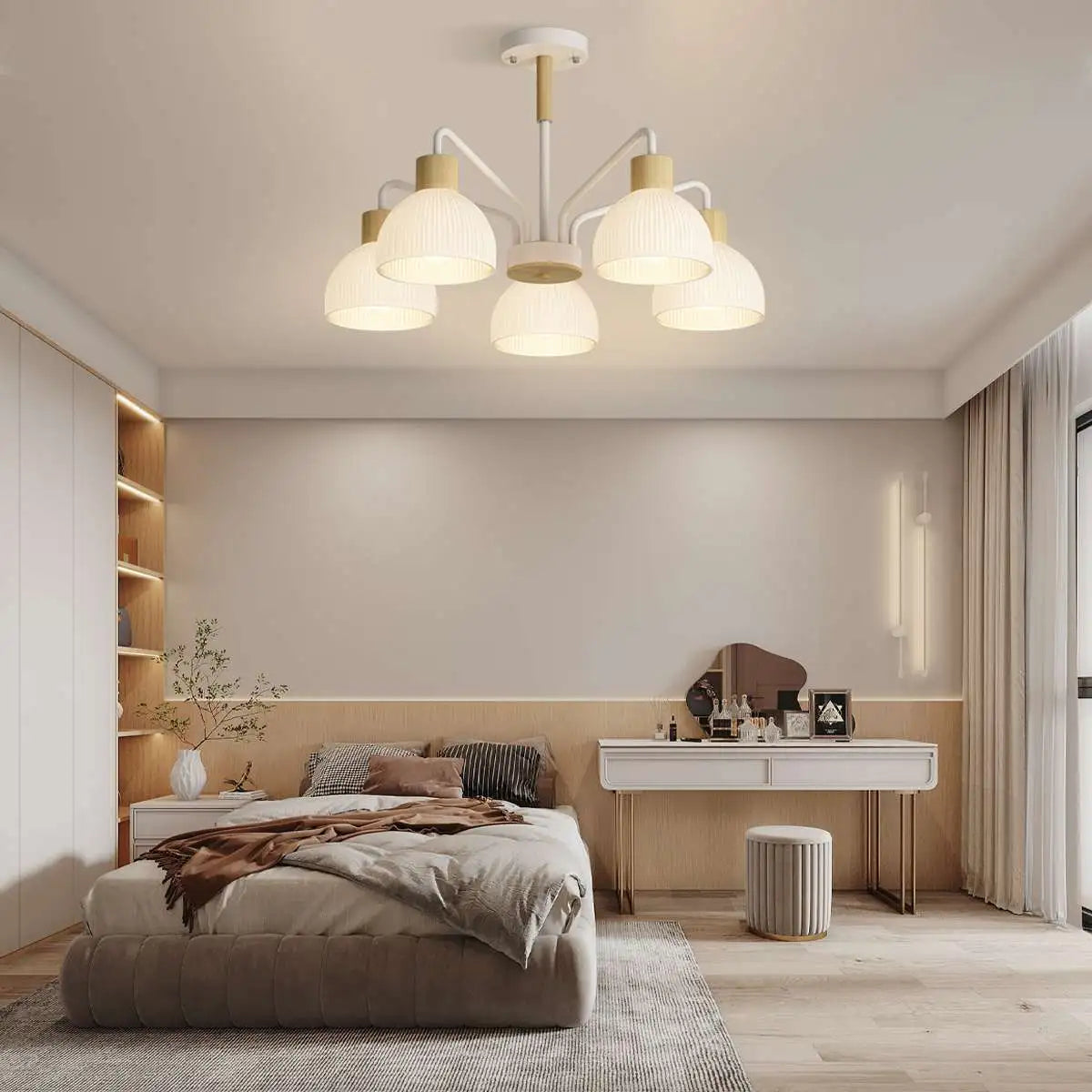 Feyran American Country Retro Living Room Chandelier