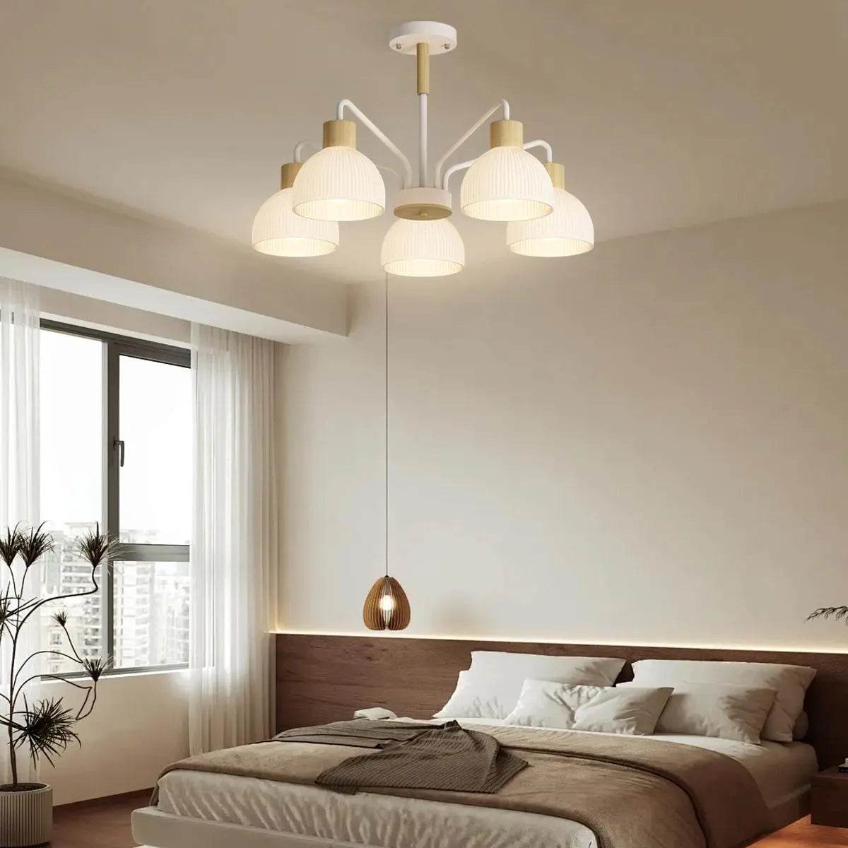 Feyran American Country Retro Living Room Chandelier