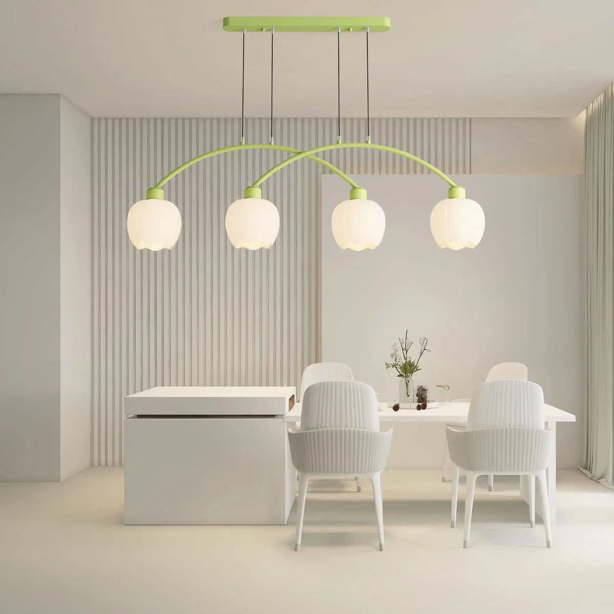 Feyran Nordic Simple 3-4 Head Flower Chandelier