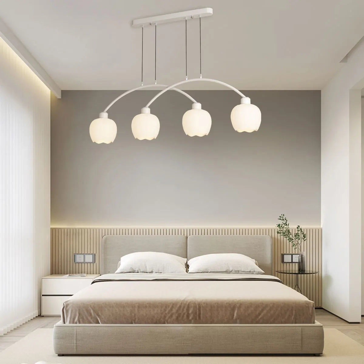Feyran Nordic Simple 3-4 Head Flower Chandelier