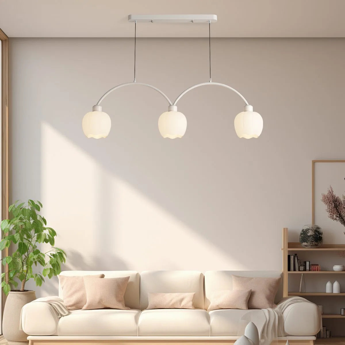 Feyran Nordic Simple 3-4 Head Flower Chandelier