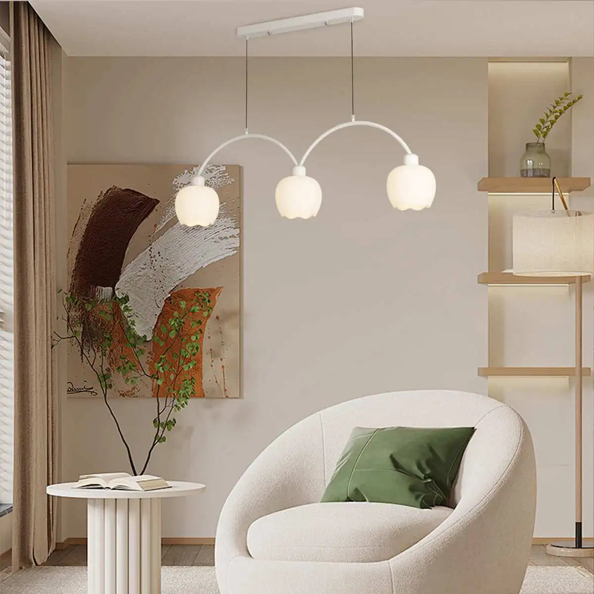 Feyran Nordic Simple 3-4 Head Flower Chandelier