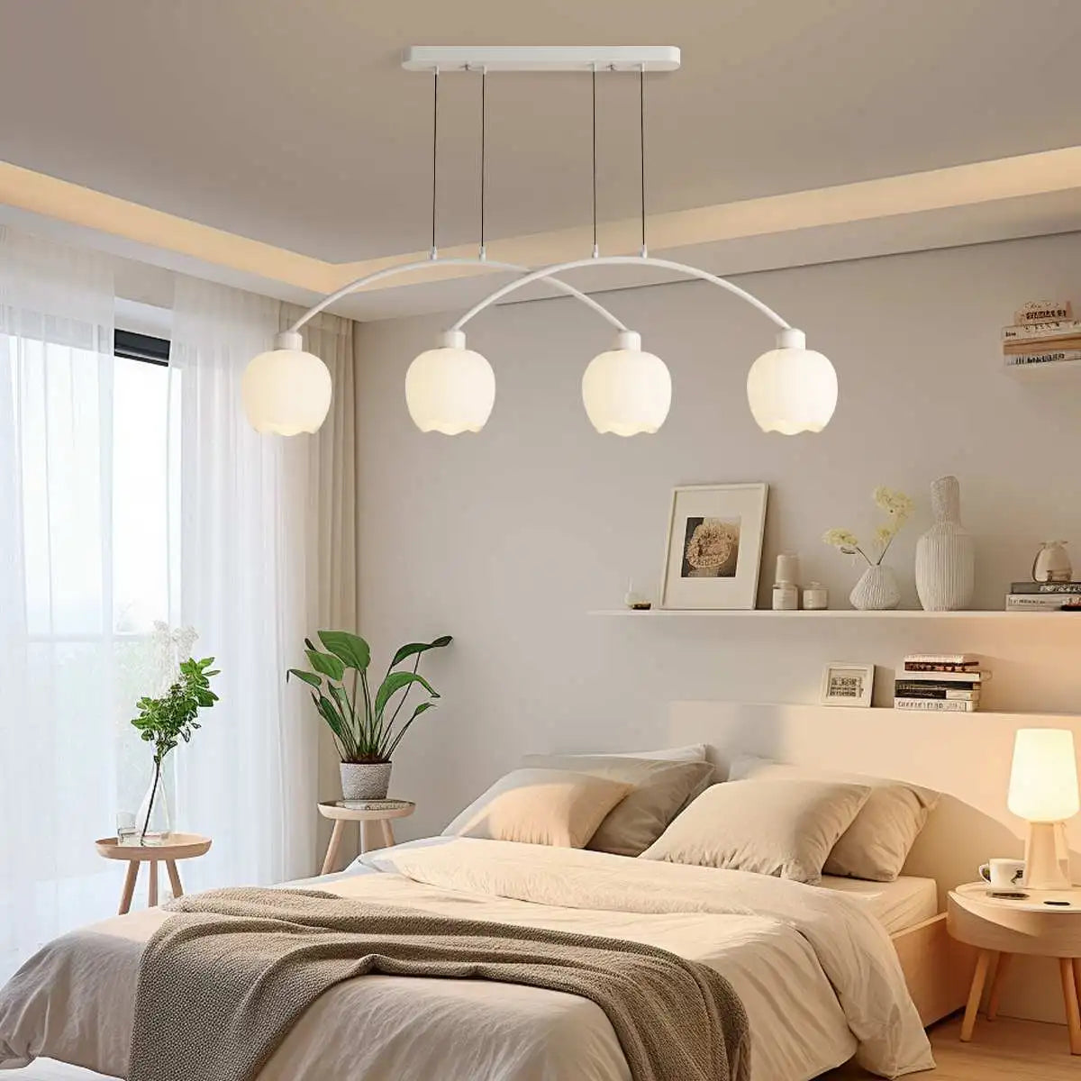Feyran Nordic Simple 3-4 Head Flower Chandelier