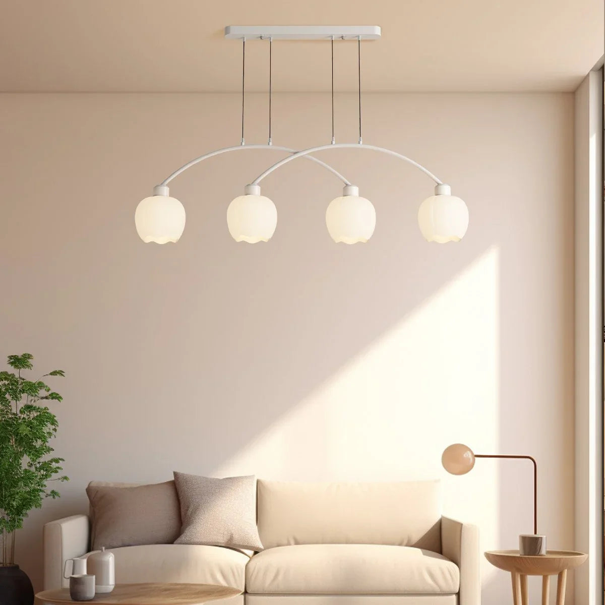 Feyran Nordic Simple 3-4 Head Flower Chandelier