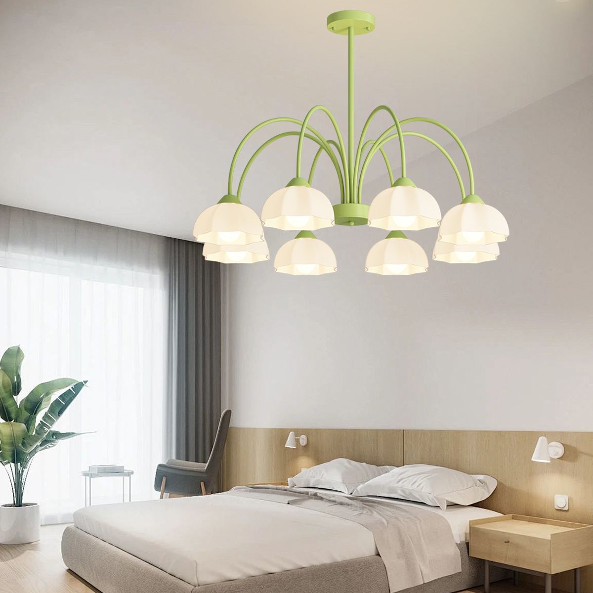 Feyran Nordic Modern Light Luxury Flower Chandelier