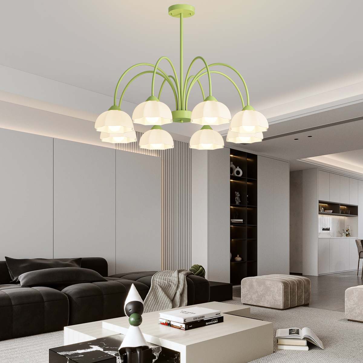 Feyran Nordic Modern Light Luxury Flower Chandelier