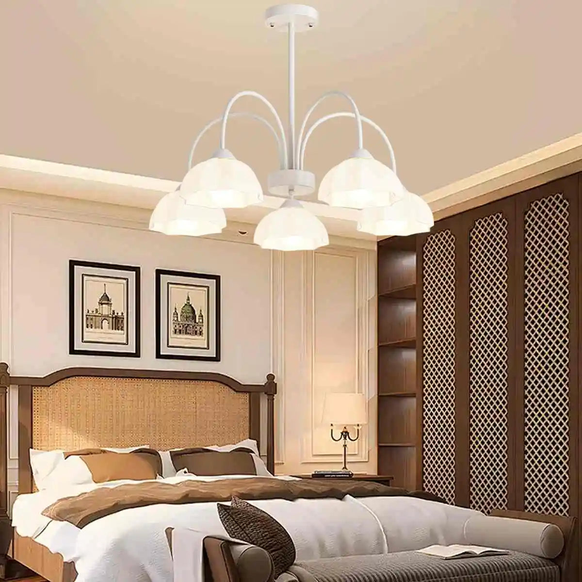 Feyran Nordic Modern Light Luxury Flower Chandelier
