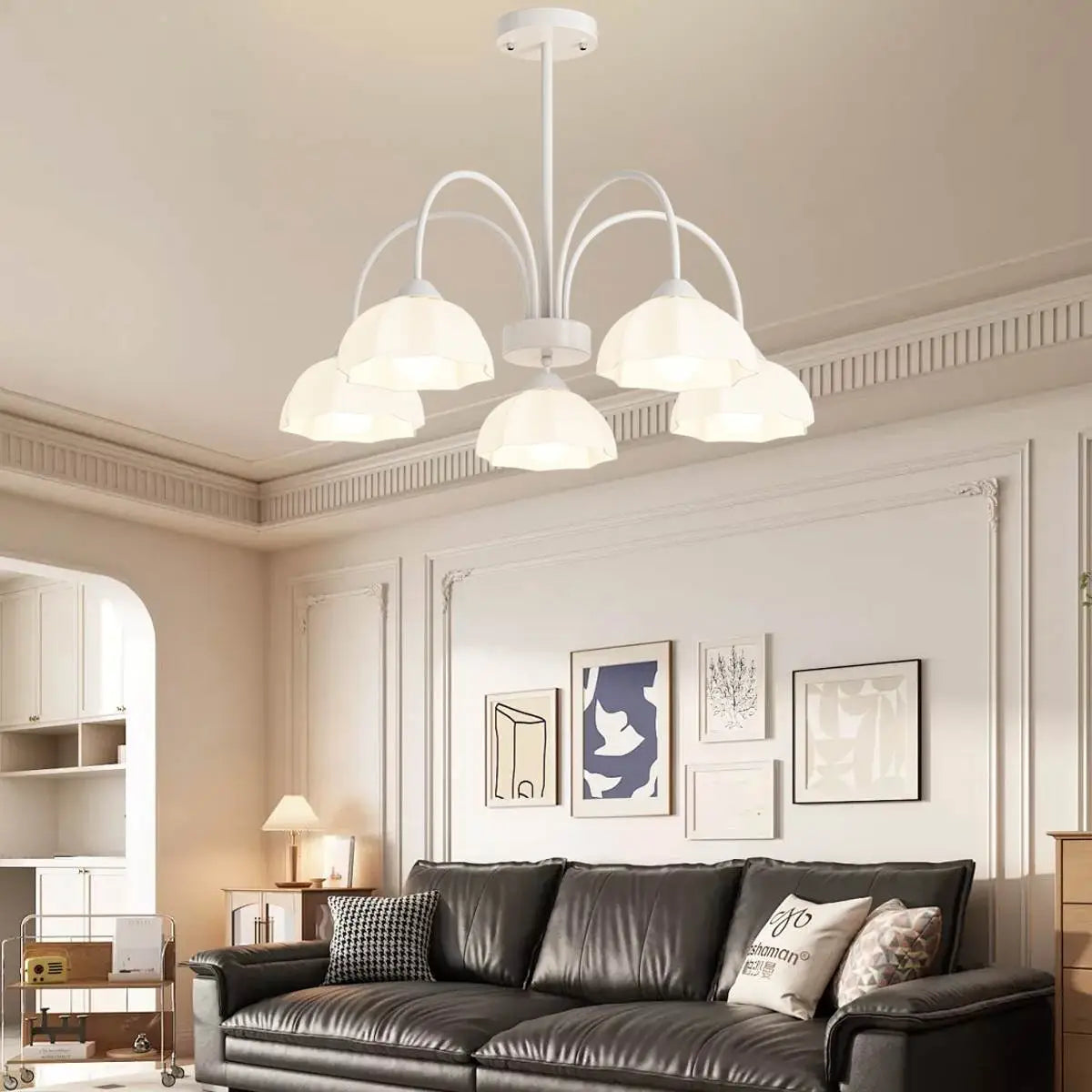 Feyran Nordic Modern Light Luxury Flower Chandelier