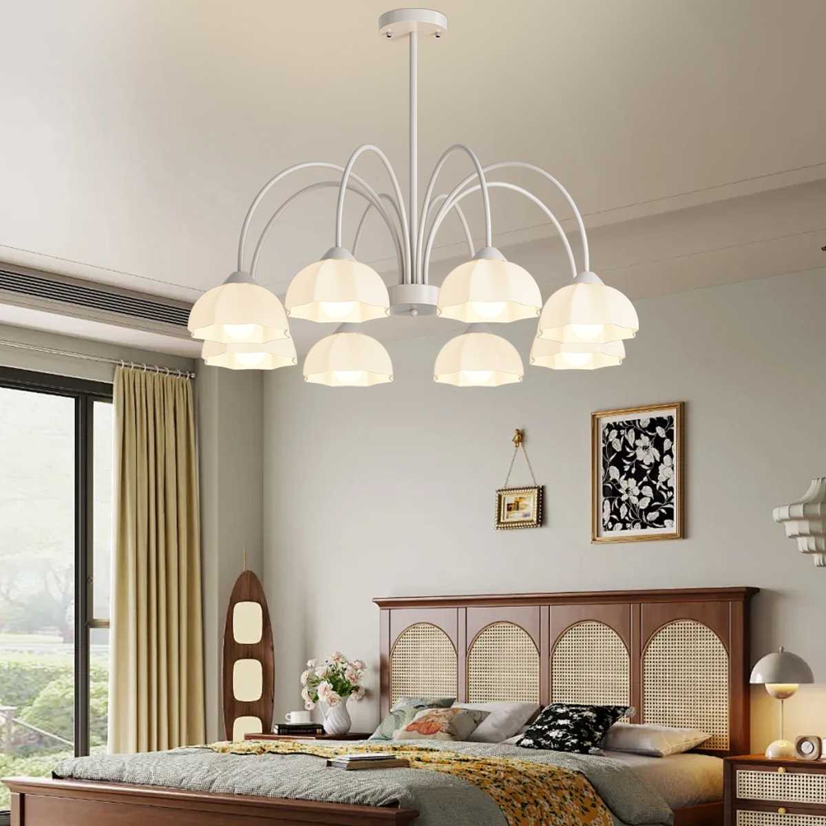 Feyran Nordic Modern Light Luxury Flower Chandelier