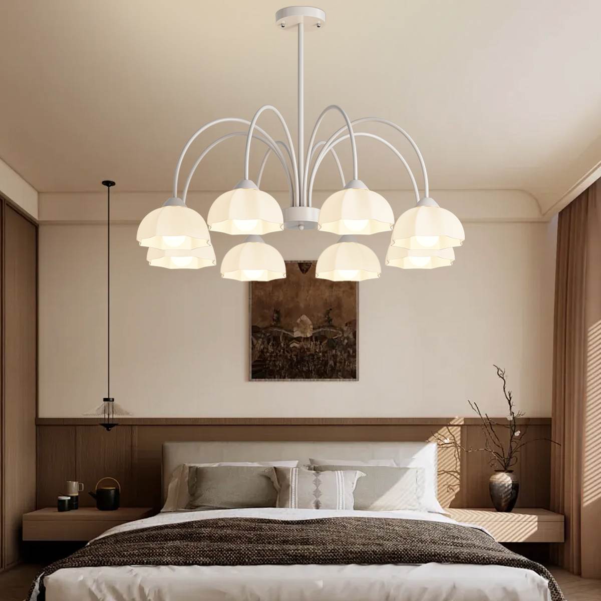 Feyran Nordic Modern Light Luxury Flower Chandelier