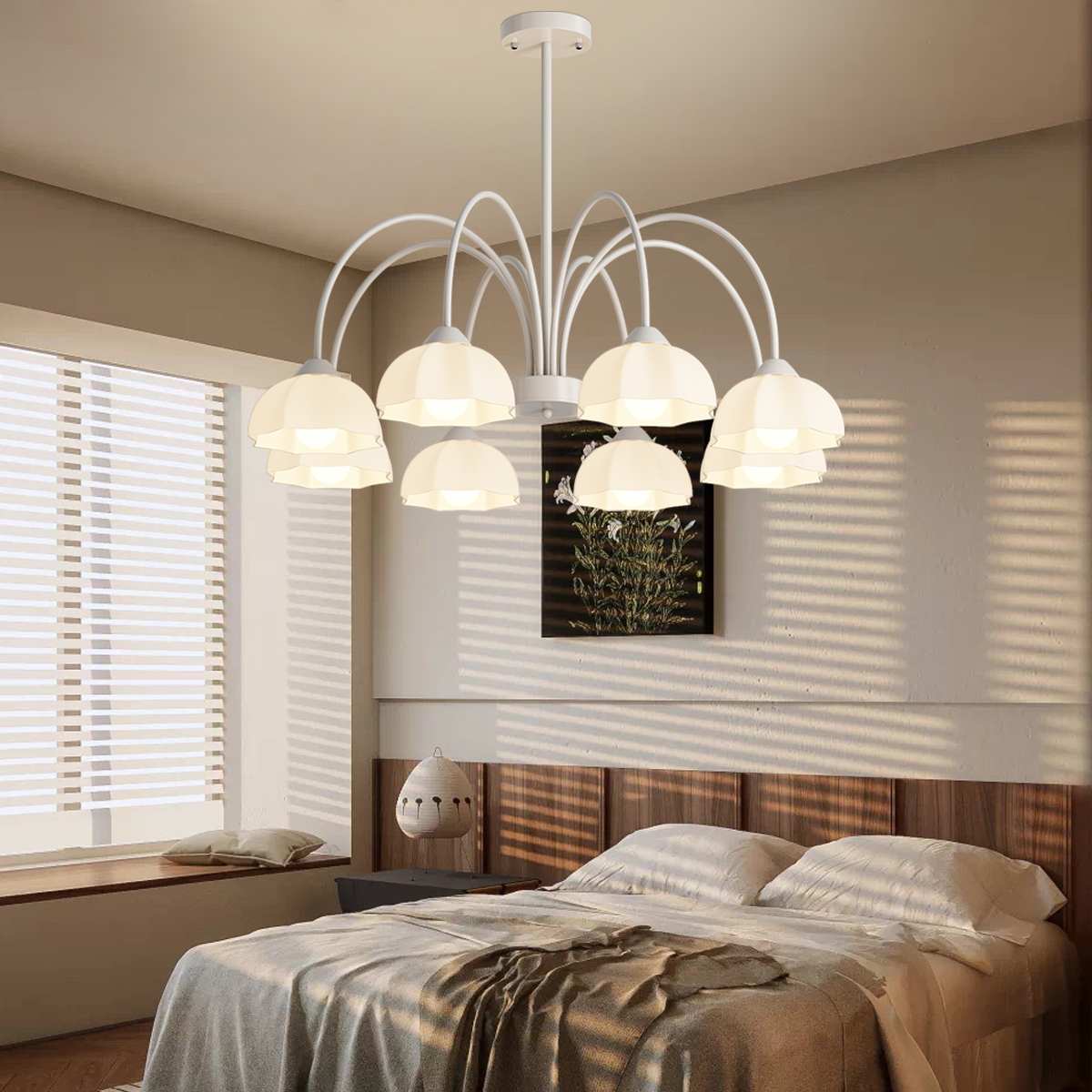 Feyran Nordic Modern Light Luxury Flower Chandelier