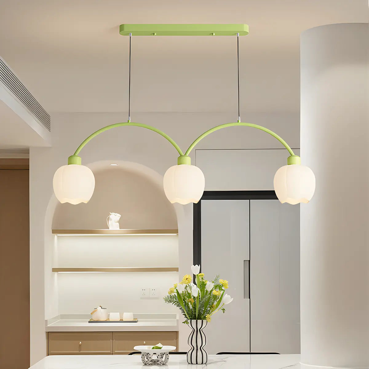 Feyran Nordic Simple 3-4 Head Flower Chandelier