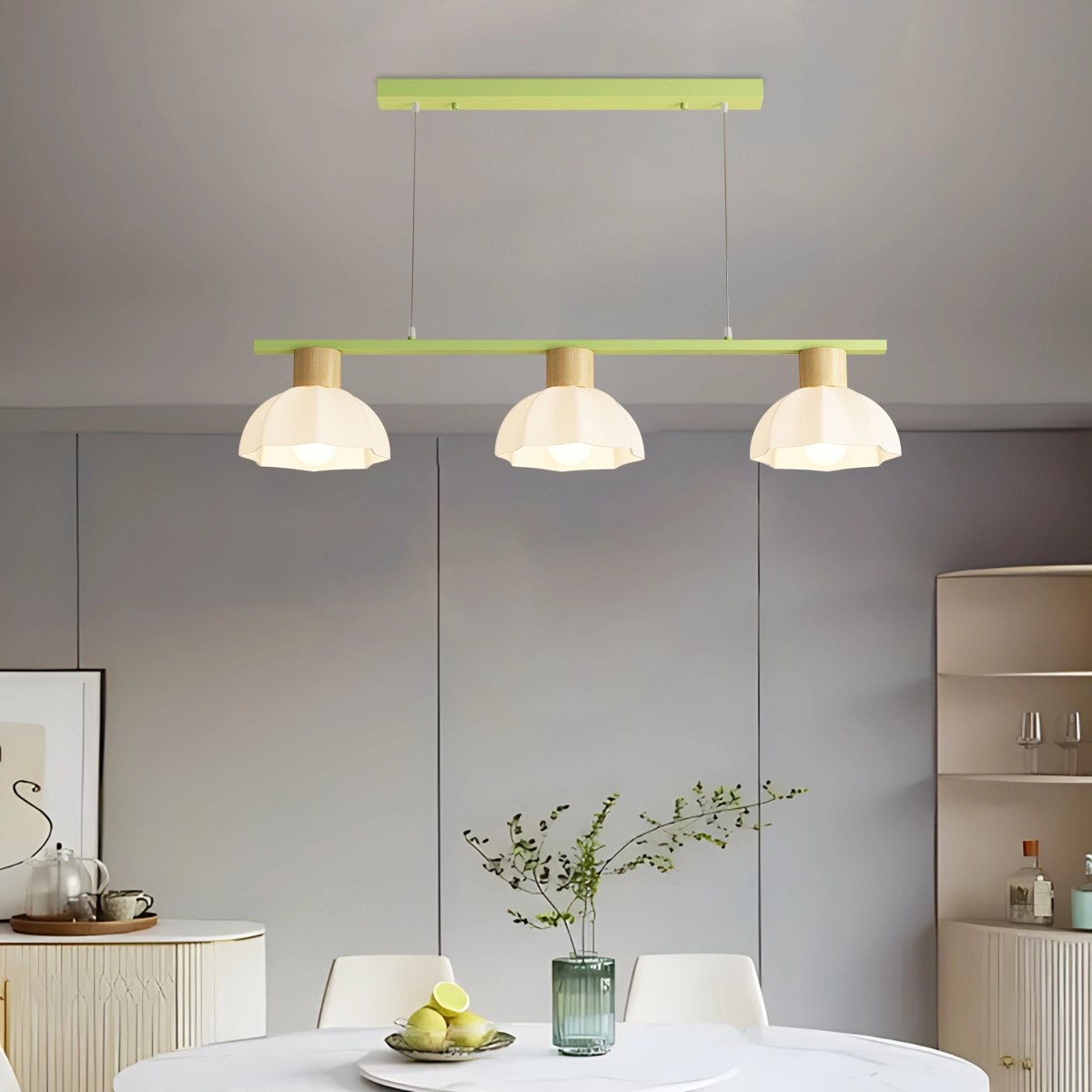 Feyran Creative Retro 3-Head Flower Chandelier