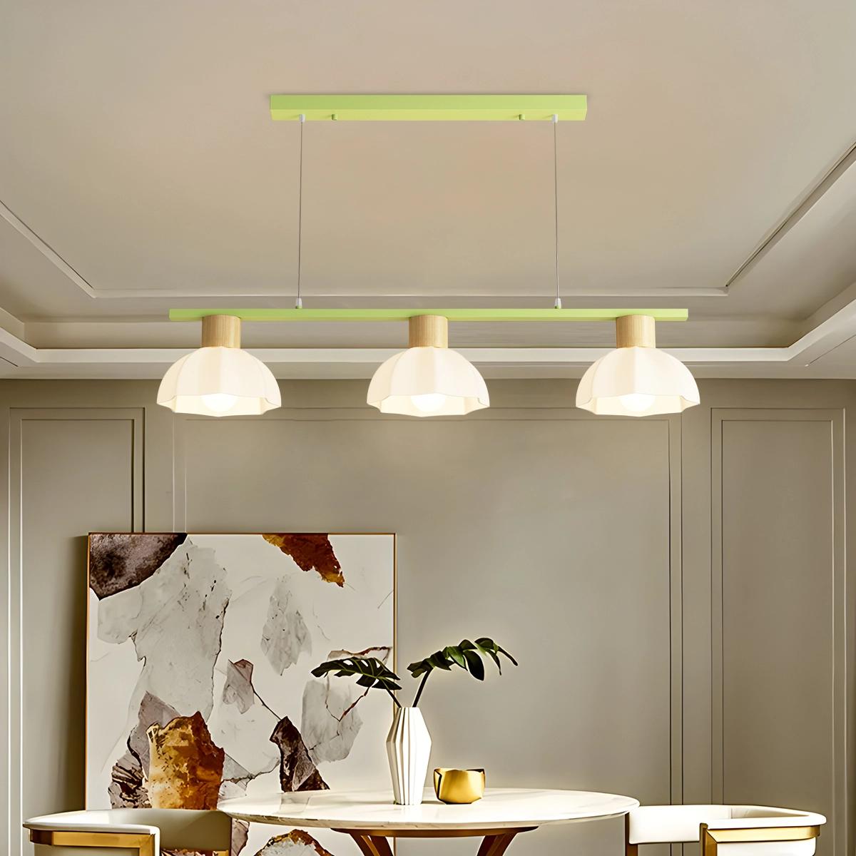 Feyran Creative Retro 3-Head Flower Chandelier