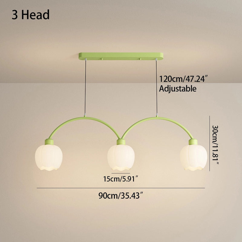 Feyran Nordic Simple 3-4 Head Flower Chandelier