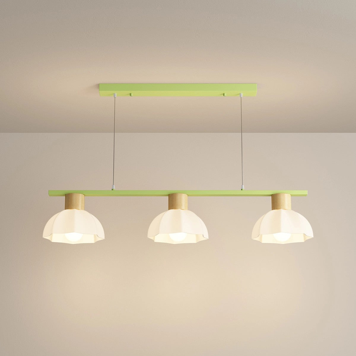 Feyran Creative Retro 3-Head Flower Chandelier