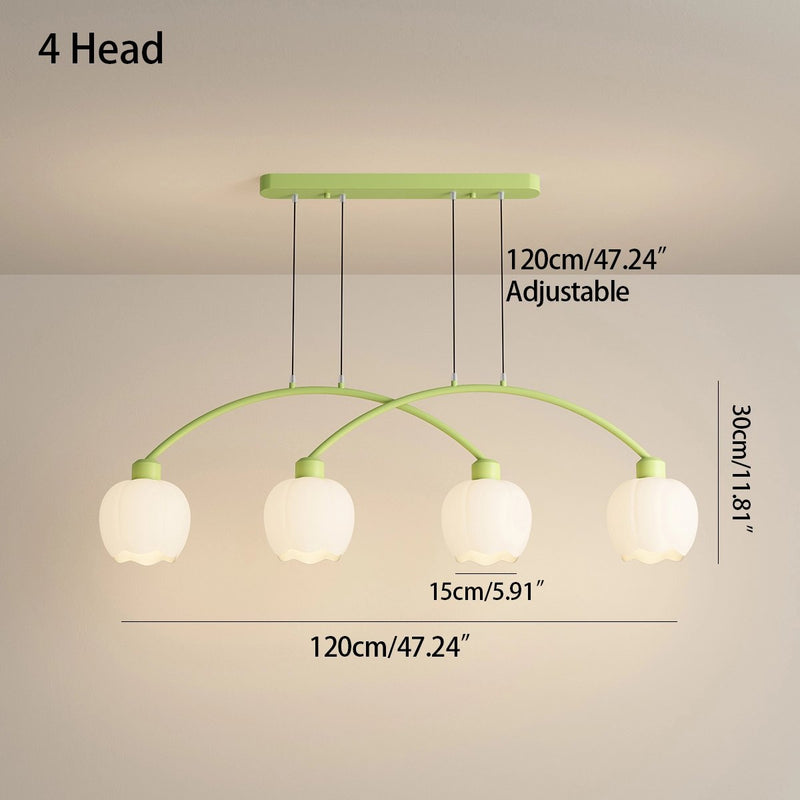 Feyran Nordic Simple 3-4 Head Flower Chandelier
