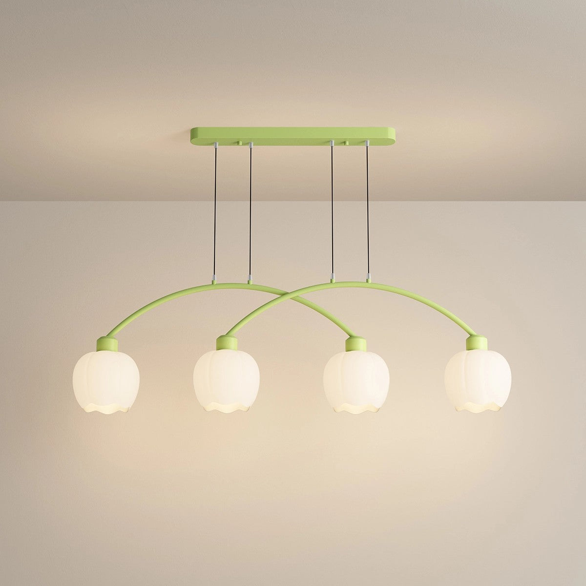 Feyran Nordic Simple 3-4 Head Flower Chandelier