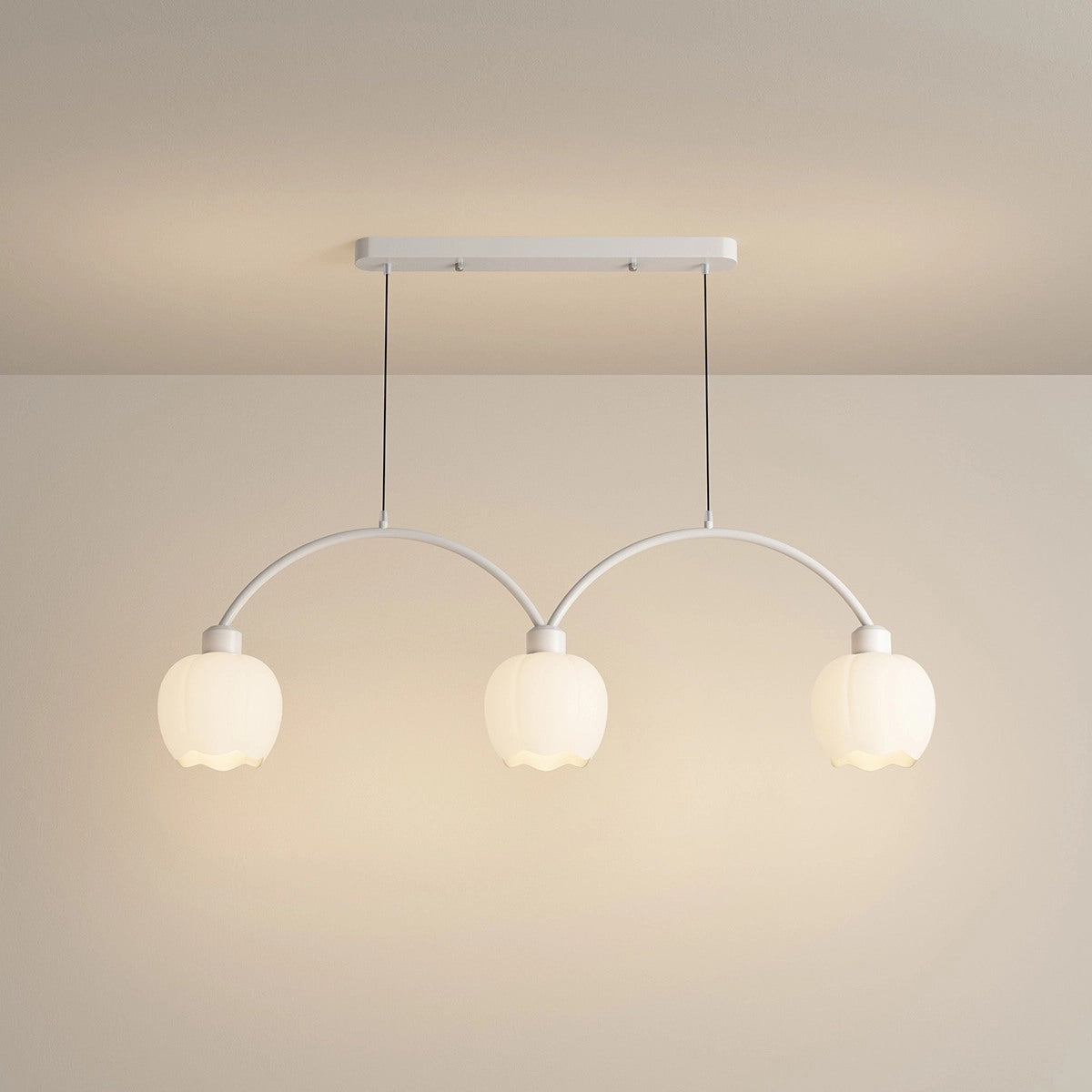 Feyran Nordic Simple 3-4 Head Flower Chandelier