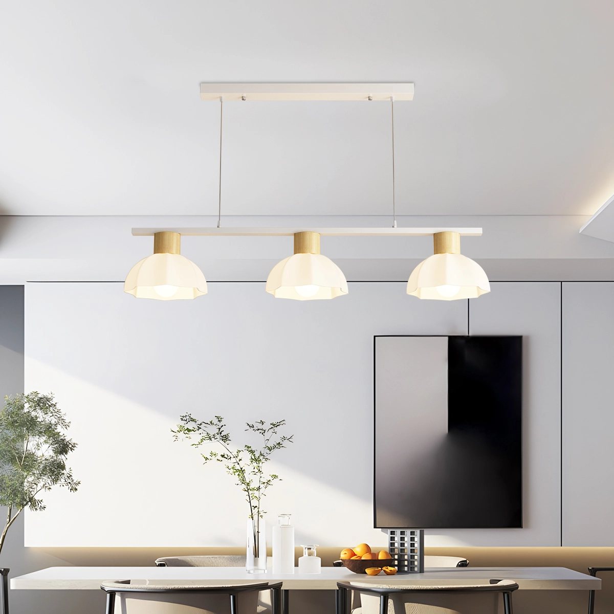 Feyran Creative Retro 3-Head Flower Chandelier