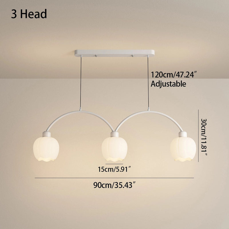 Feyran Nordic Simple 3-4 Head Flower Chandelier