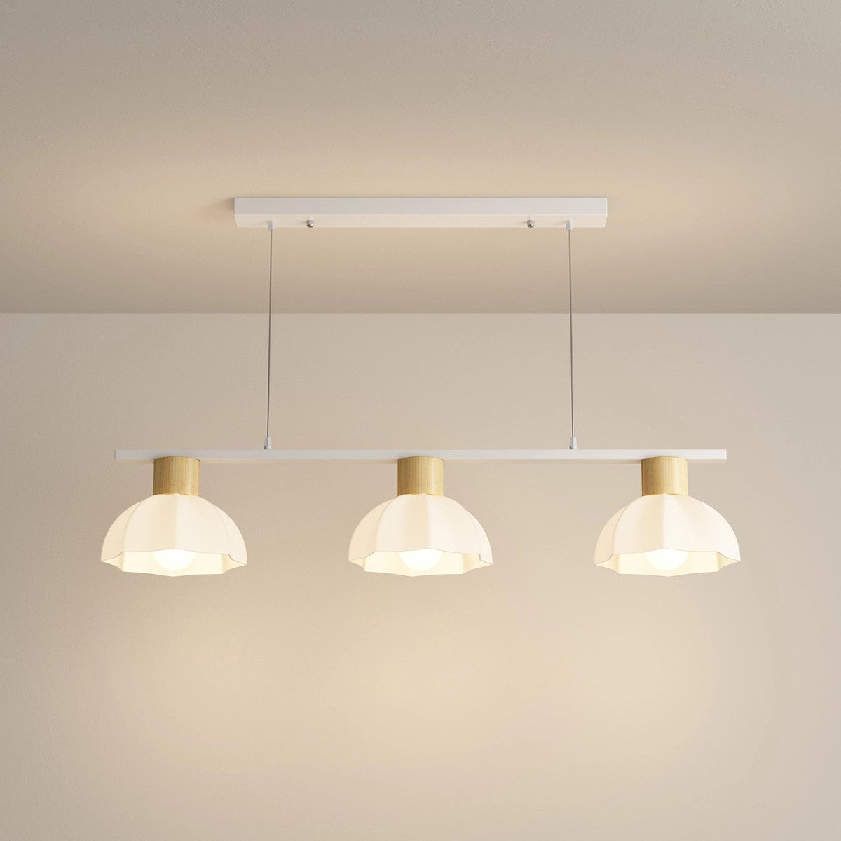 Feyran Creative Retro 3-Head Flower Chandelier