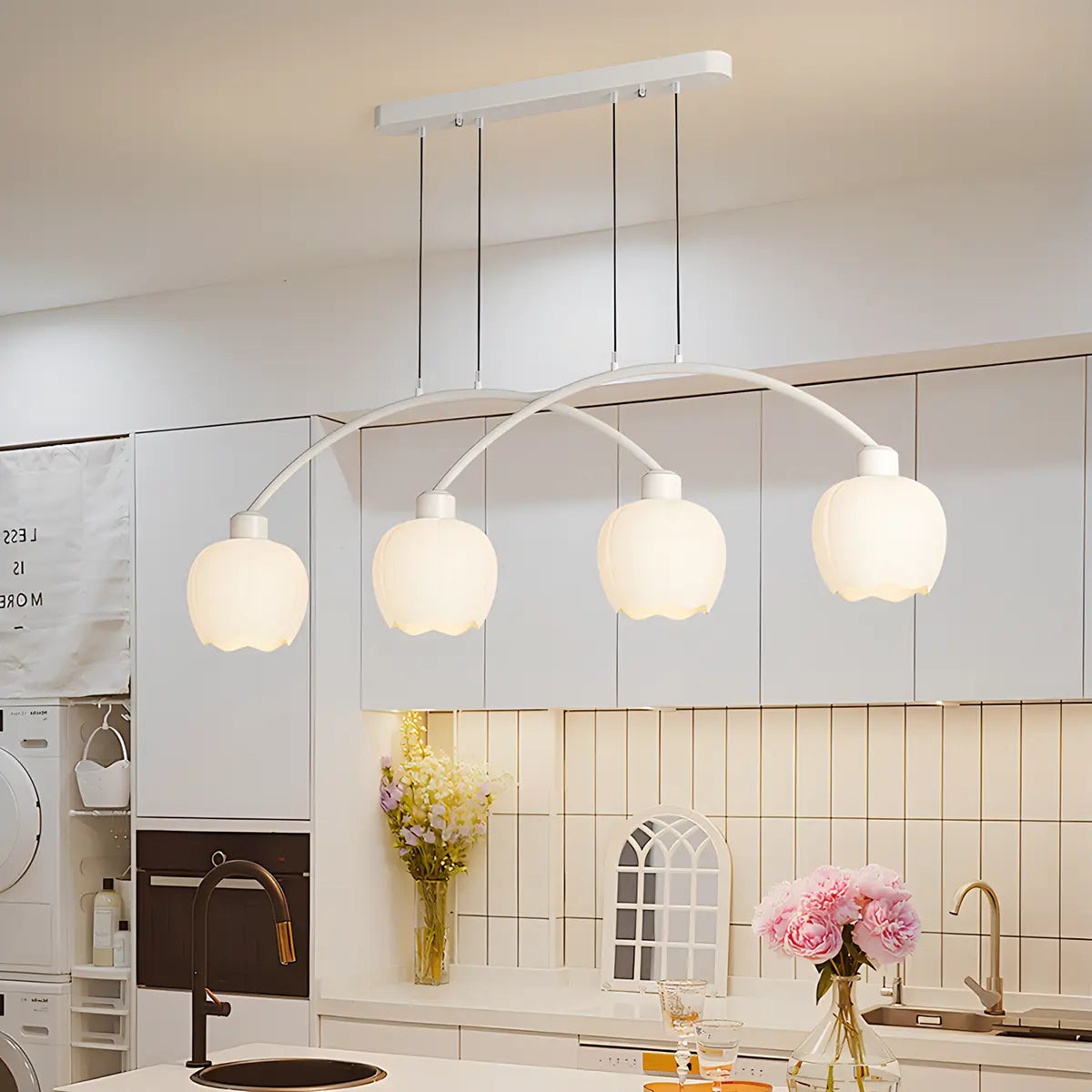 Feyran Nordic Simple 3-4 Head Flower Chandelier