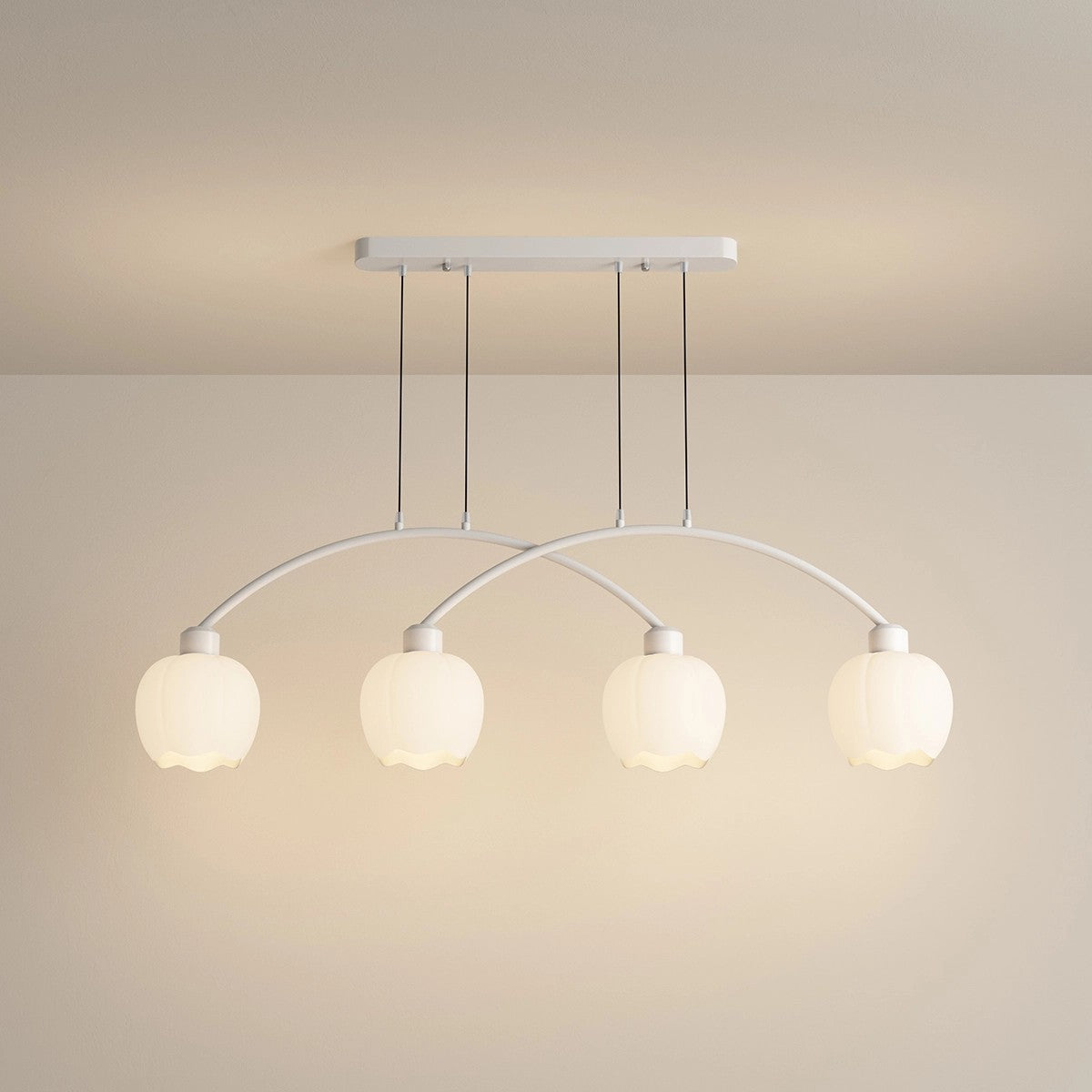 Feyran Nordic Simple 3-4 Head Flower Chandelier