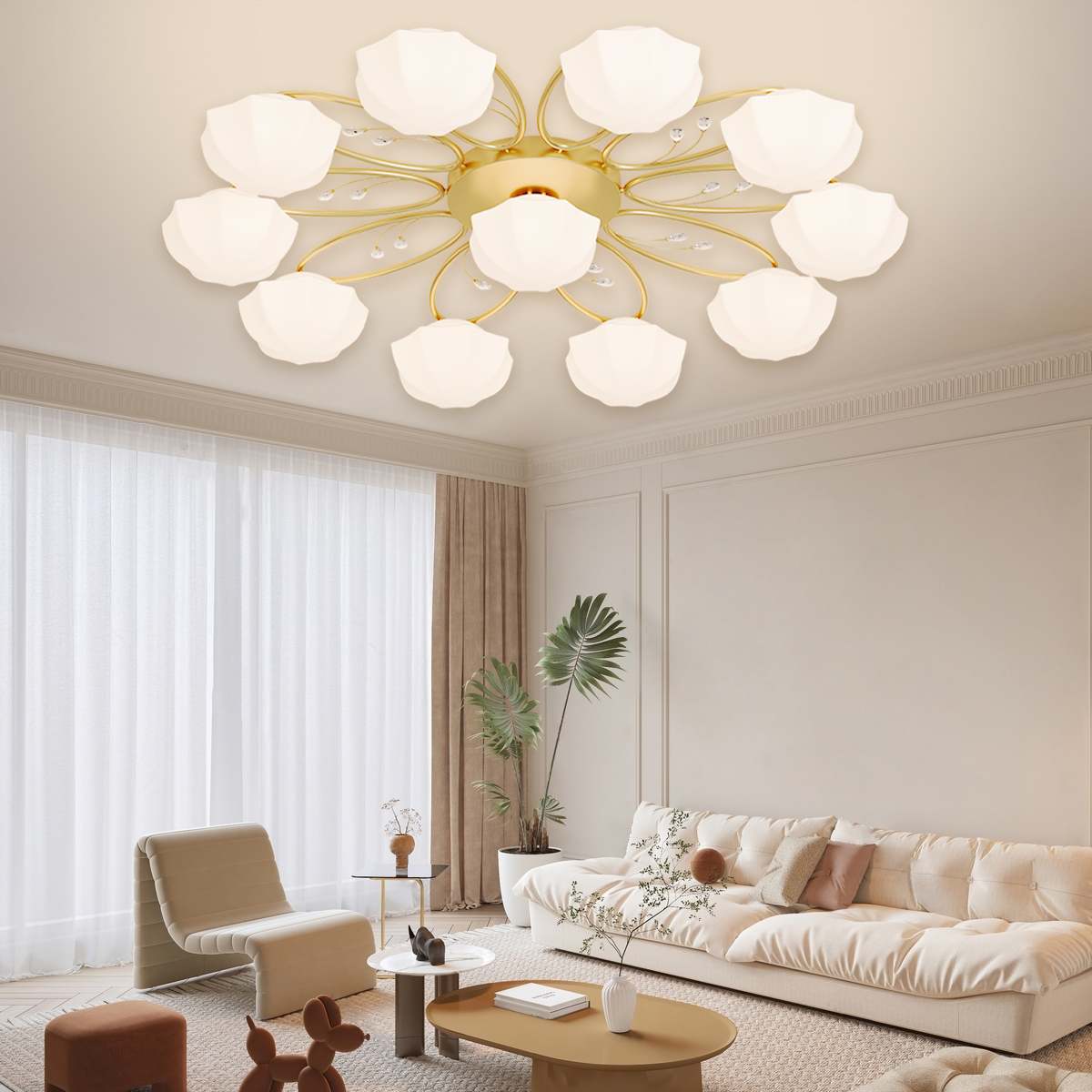 Feyran Light Luxury French Bud Ceiling Lamp