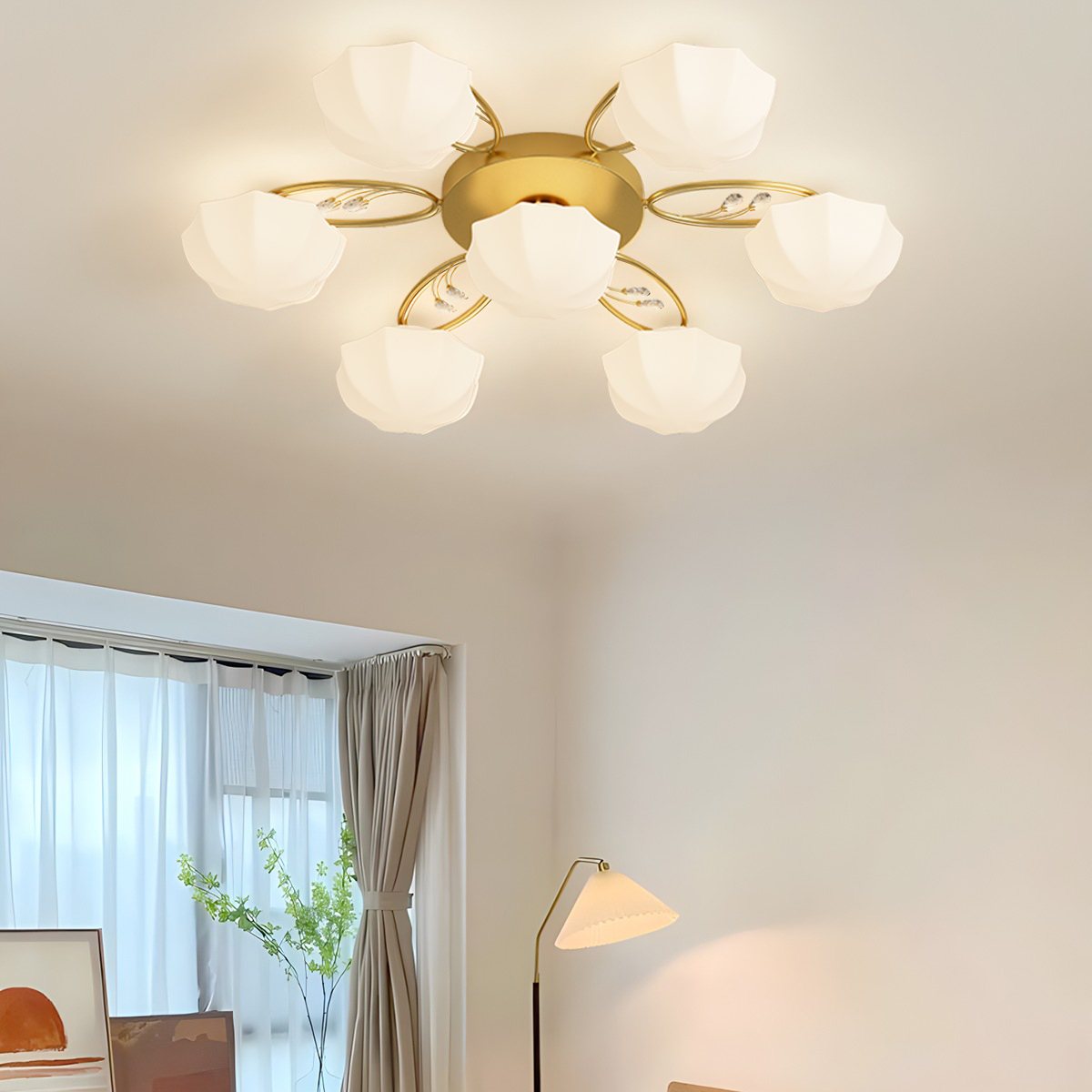 Feyran Light Luxury French Bud Ceiling Lamp