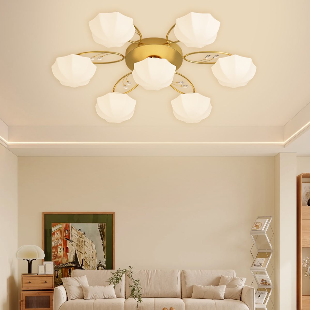 Feyran Light Luxury French Bud Ceiling Lamp