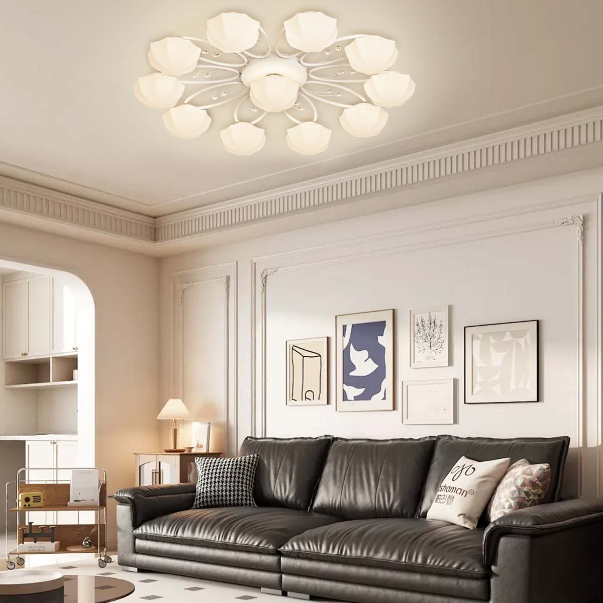 Feyran Light Luxury French Bud Ceiling Lamp