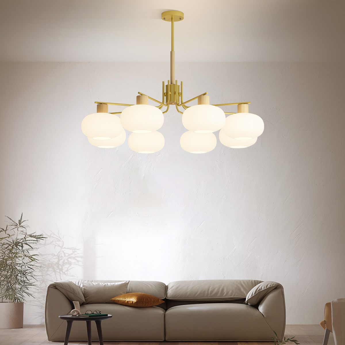 Feyran Pastoral American Retro Flower Chandelier
