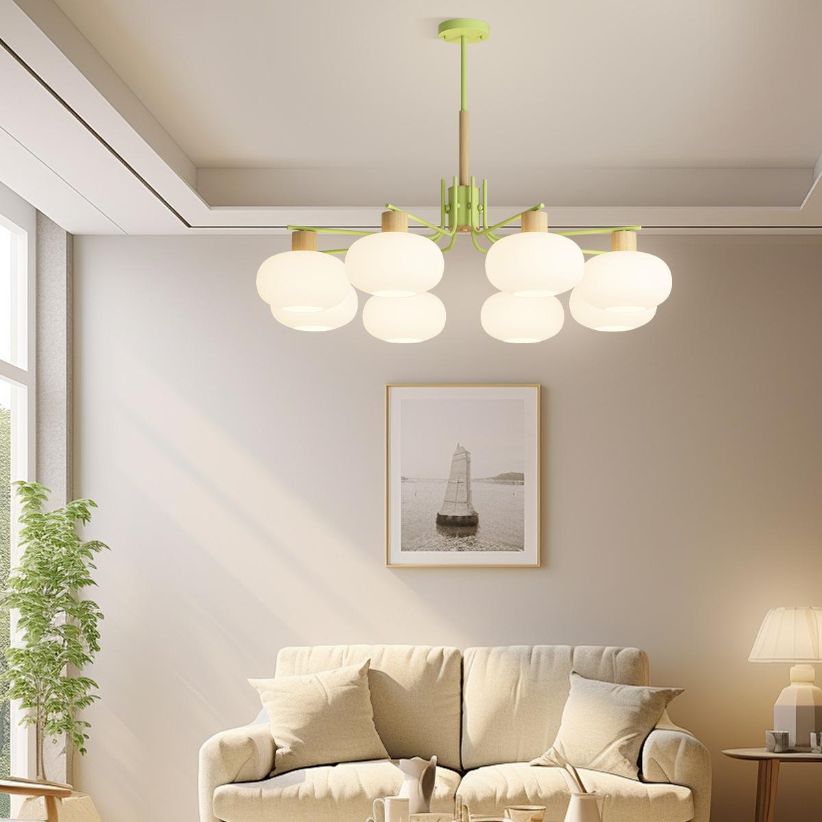 Feyran Pastoral American Retro Flower Chandelier