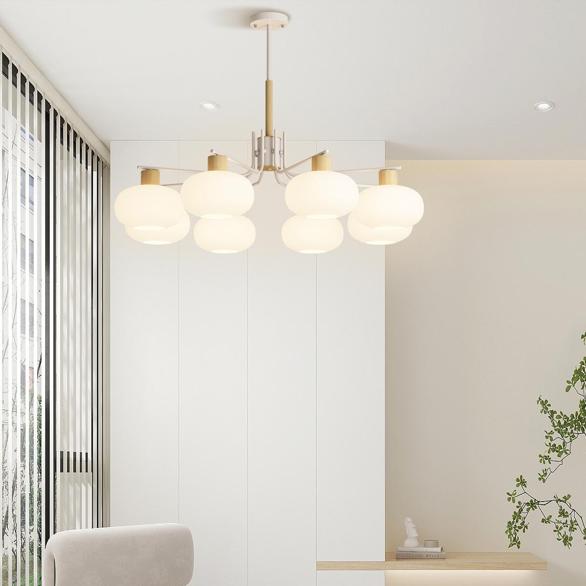 Feyran Pastoral American Retro Flower Chandelier