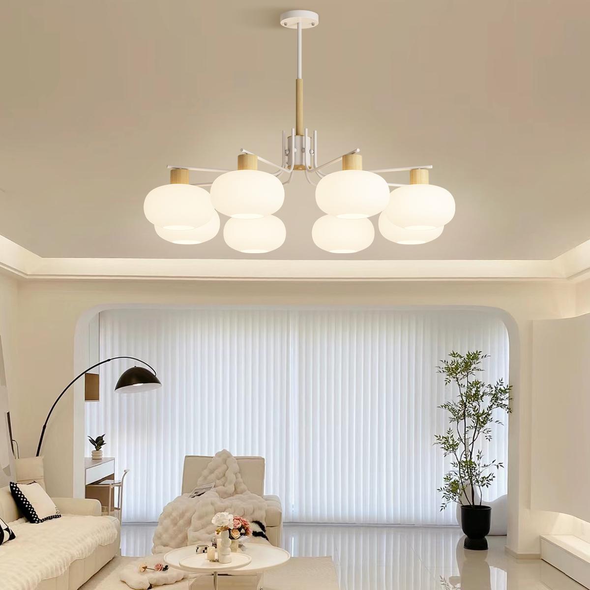 Feyran Pastoral American Retro Flower Chandelier