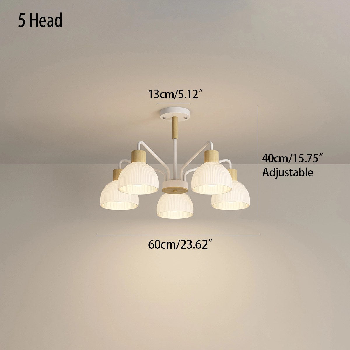Feyran American Country Retro Living Room Chandelier