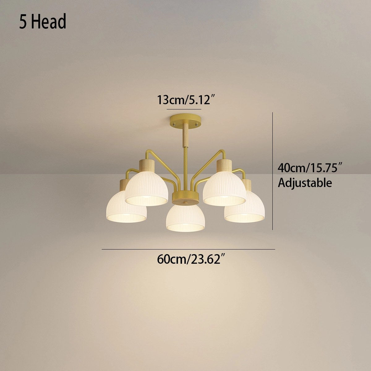 Feyran American Country Retro Living Room Chandelier