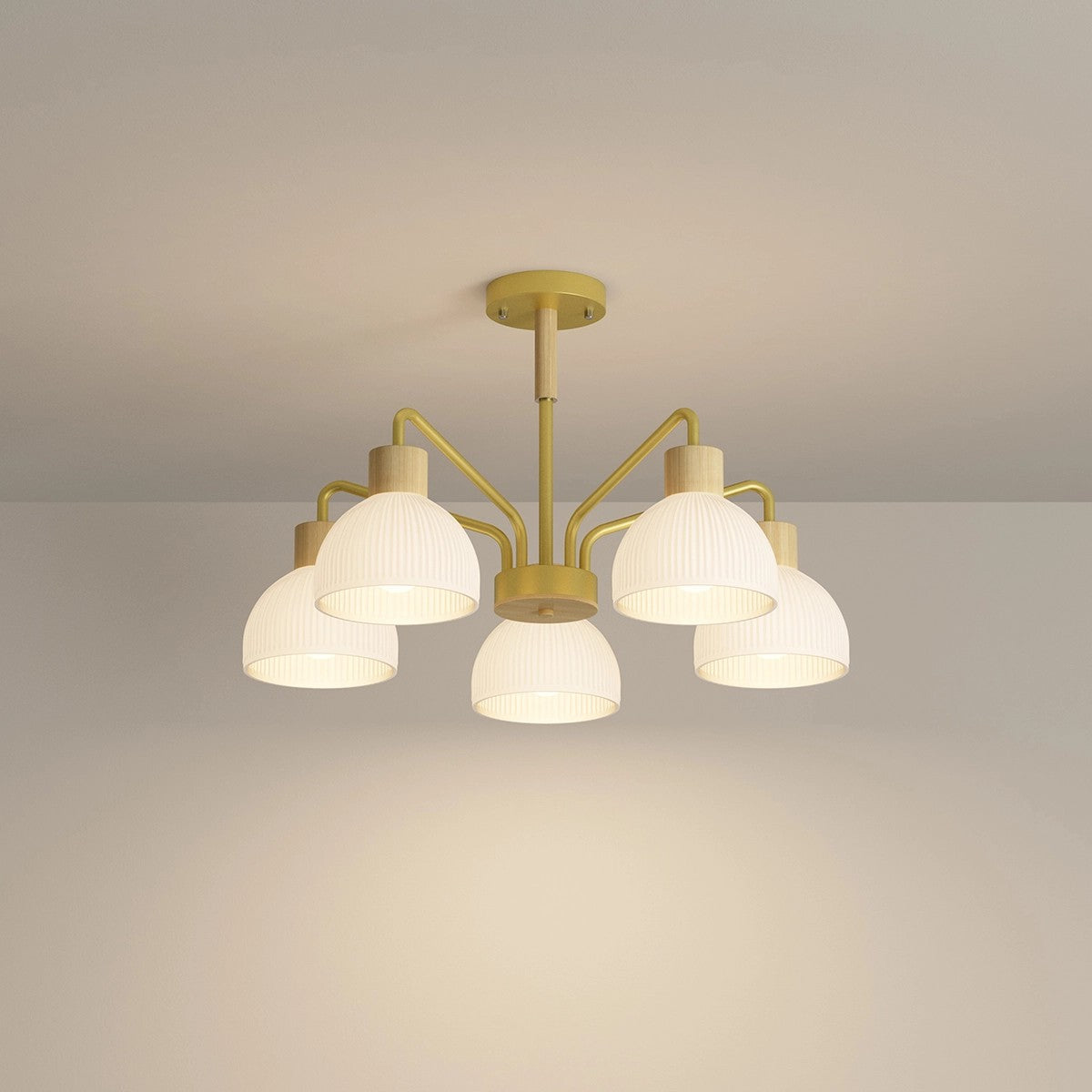 Feyran American Country Retro Living Room Chandelier