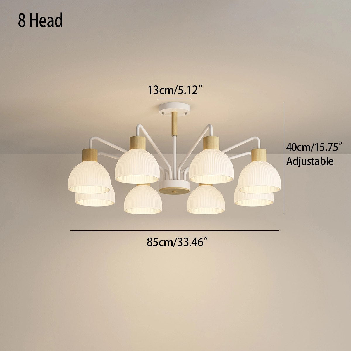 Feyran American Country Retro Living Room Chandelier