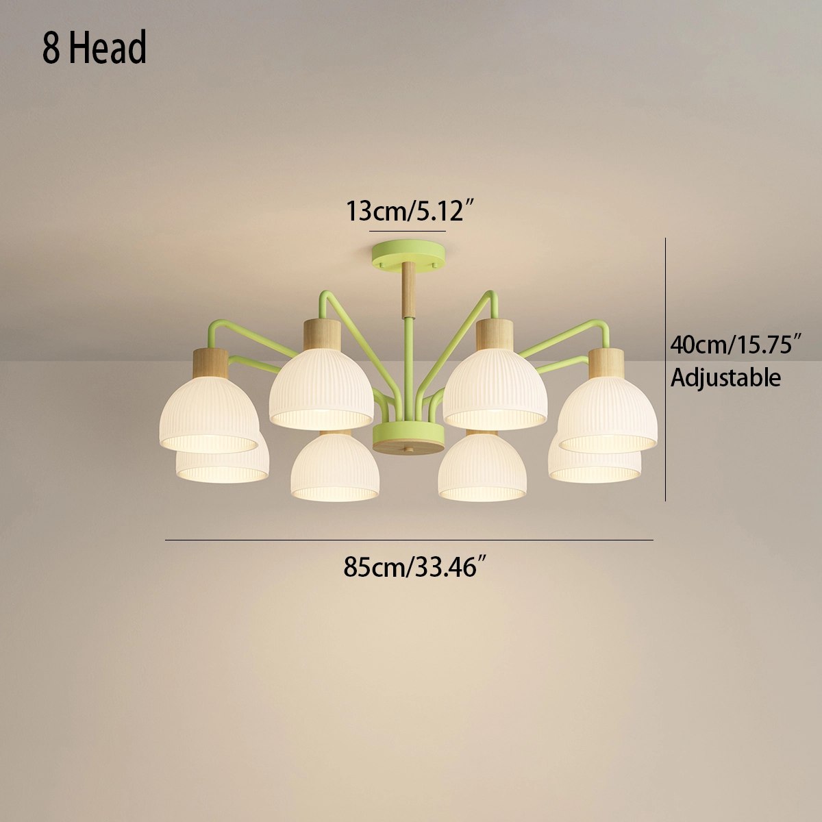 Feyran American Country Retro Living Room Chandelier